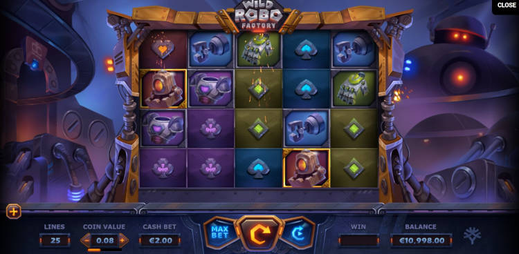 Wild Robo Factory Kolikkopelit